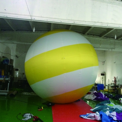 Éclairage LED de haute qualité ballon gonflable pour accrocher, sphère flottante gonflable publicitaire à vendre
