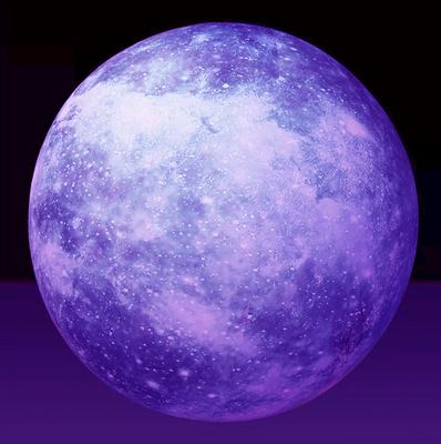 Modèle de lune gonflable géante avec lumière LED Grand ballon gonflable pour décoration