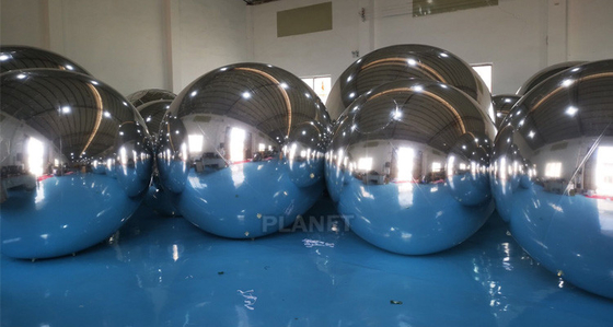 Ballons gonflables pour les fêtes Ballons gonflables miroirs ronds Argent