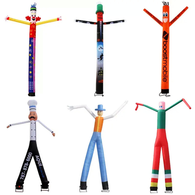 Publié sur mesure Tubo Man Sports en plein air Clown gonflable Publicité Sky Air Dancer gonflable