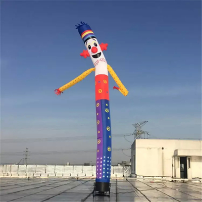Publié sur mesure Tubo Man Sports en plein air Clown gonflable Publicité Sky Air Dancer gonflable