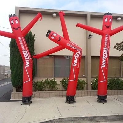 Personnalisé 10ft 20ft publicité gonflable tube homme souffler vers le haut géant bras ondulant mouche gars ondulant marionnette avec souffleur