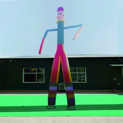 Matériau d'Oxford Double Leg Air Dancer gonflable Certificat CE