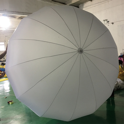 Logo personnalisé de haute qualité Impression complète Publicité extérieure Hélium Ballon PVC gonflable avec lumière
