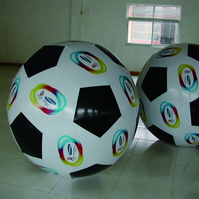 Vente à chaud Balon gonflable en hélium en PVC géant en PVC blanc avec logo et lumière LED