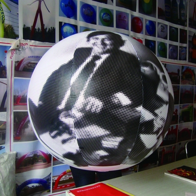 Ballon d'hélium géant changeant de couleur, ballon gonflable pour la publicité