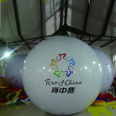 Ballon volant gonflable en hélium en PVC scellé à l'air avec logo publicitaire