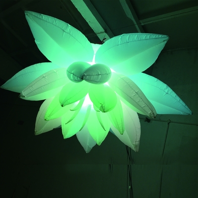 Éclairage attrayant planètes gonflables /PVC gonflables LED suspendu ballons d'impression complets pour la décoration