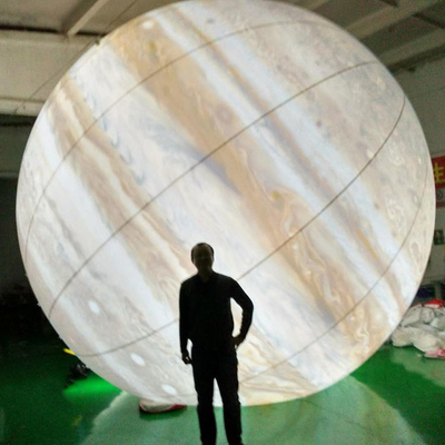 PVC personnalisé taille neuf planète décoration 3 M terre gonflable avec LED à l'intérieur pour la vente d'événement