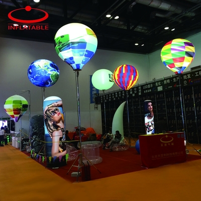 Nouveau produit Sky Giant Big Ball Publicité LED Éclairage PVC Ballon gonflable Ballon planétaire à hélium pour la décoration d'événements