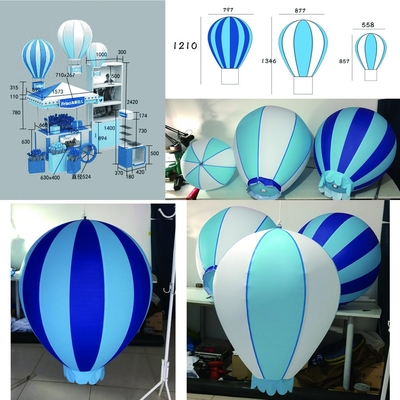 Personnalisé Forme de goutte géante Ballon gonflable Publicité Lumière gonflable Ballon à hélium PVC