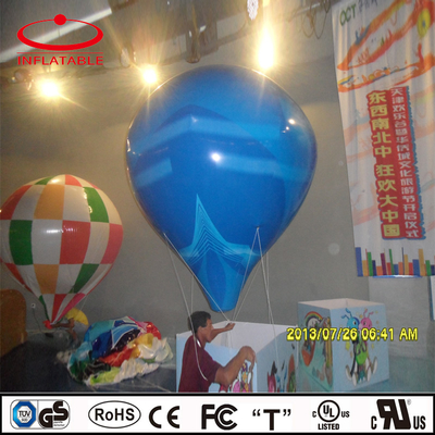 Personnalisé Forme de goutte géante Ballon gonflable Publicité Lumière gonflable Ballon à hélium PVC