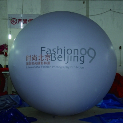 Éclairage LED de haute qualité ballon gonflable pour accrocher, sphère flottante gonflable publicitaire à vendre