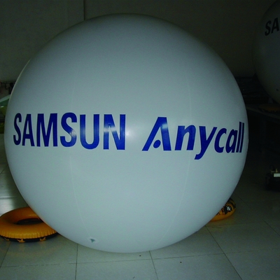 Éclairage LED de haute qualité ballon gonflable pour accrocher, sphère flottante gonflable publicitaire à vendre