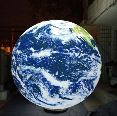 Modèle de lune gonflable avec lumière LED / Grand ballon lunaire gonflable pour la décoration