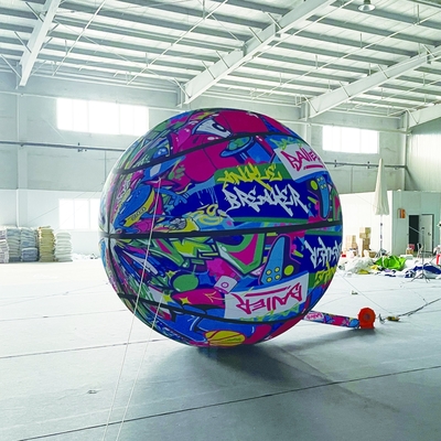 géant de 3 m de taille orange sky dancer lumière dôme globes aerost tico publicité gonflable ballons gonflables homme vente en bon matériel
