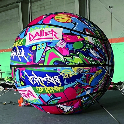 géant de 3 m de taille orange sky dancer lumière dôme globes aerost tico publicité gonflable ballons gonflables homme vente en bon matériel