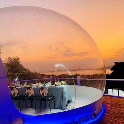 Maison à bulles claires 3 mètres Dôme de ballon gonflable pour enfants ou adultes Fêtes de l'usine de tentes gonflables
