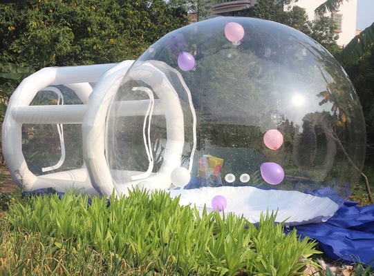 Tente à bulles gonflables Tente à dôme igloo transparente Tente à bulles en PVC Globe claire Maison à bulles gonflables pour une fête de mariage en plein air