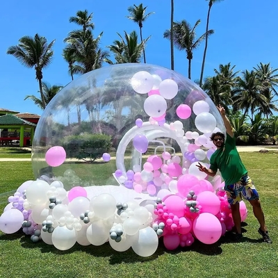 Tente à bulles gonflables Tente à dôme igloo transparente Tente à bulles en PVC Globe claire Maison à bulles gonflables pour une fête de mariage en plein air