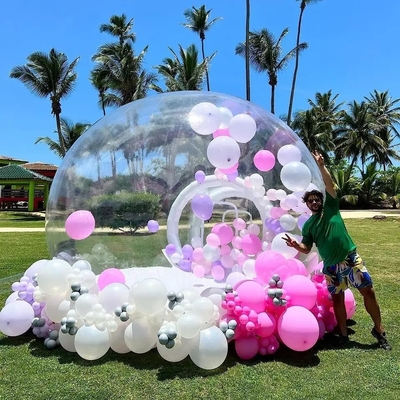 Fête en plein air Tente gonflable igloo transparente Location Tente claire bubble dome Tente gonflable ballon à bulles maison pour enfants