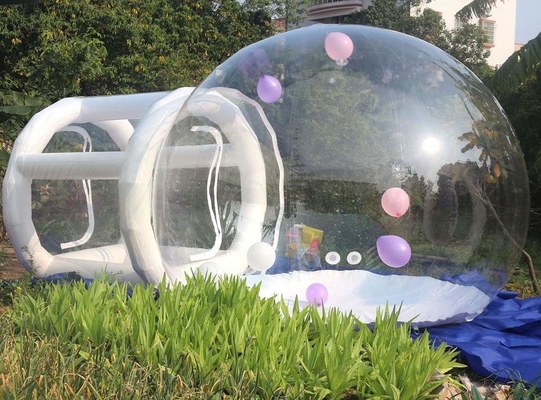 Fête en plein air Tente gonflable igloo transparente Location Tente claire bubble dome Tente gonflable ballon à bulles maison pour enfants