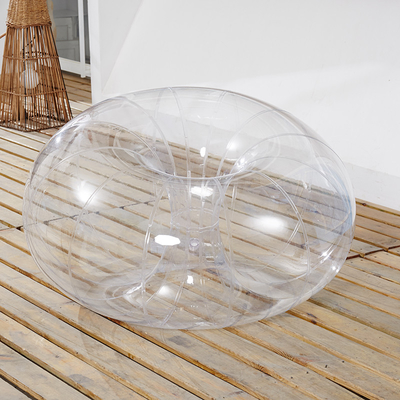 0.2 mm de matériau PVC canapé-ballon transparent 1m pour les enfants jouer sur l'herbe ou s'asseoir