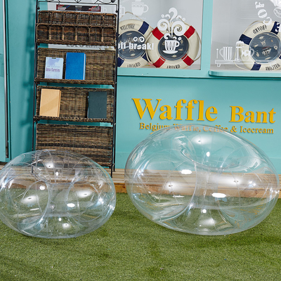 0.2 mm de matériau PVC canapé-ballon transparent 1m pour les enfants jouer sur l'herbe ou s'asseoir