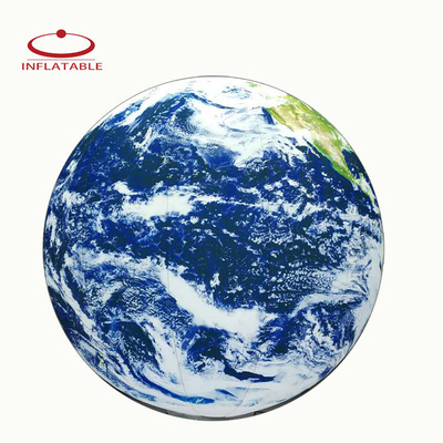 Logo personnalisé Grand modèle gonflable de publicité Led Light Ballon lunaire gonflable pour la décoration