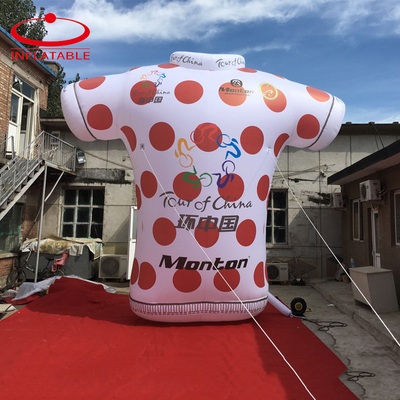 T-shirt gonflable de couleur sur mesure pour la publicité
