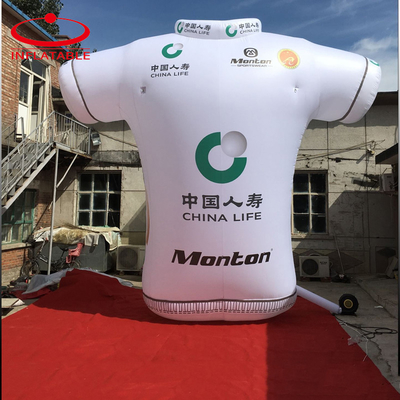 T-shirt gonflable de couleur sur mesure pour la publicité