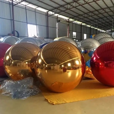 Décoration de la maison 100CM Laser argenté PVC boules suspendues Matériau clair Noël Disco boules miroir