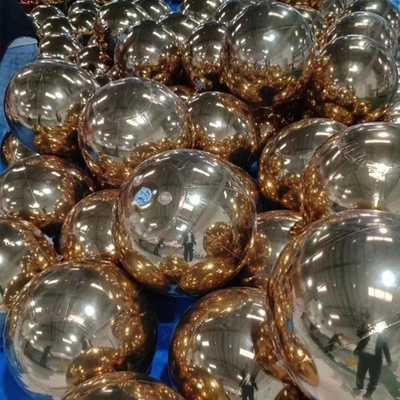 Décoration de la maison 100CM Laser argenté PVC boules suspendues Matériau clair Noël Disco boules miroir