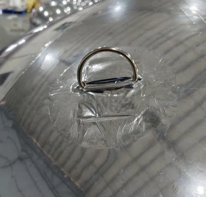 Ballon de Noël en argent PVC gonflable pour décorer les fêtes