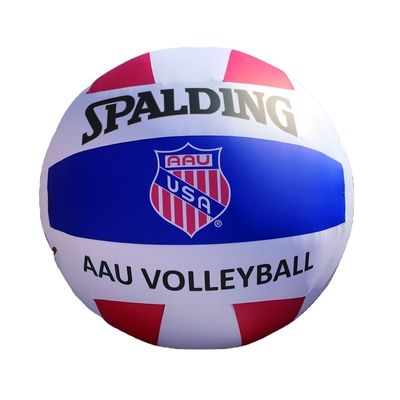 Vente à chaud Balon gonflable en hélium en PVC géant en PVC blanc avec logo et lumière LED