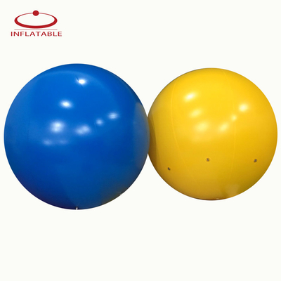 Vente à chaud Balon gonflable en hélium en PVC géant en PVC blanc avec logo et lumière LED