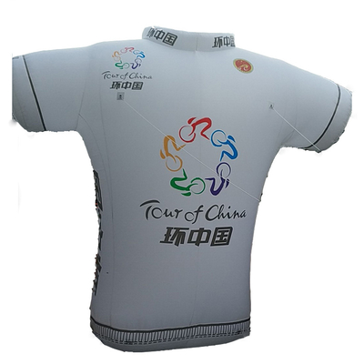 taille personnalisée couleur Vêtements gonflables T-shirts gonflables pour la publicité Vente à chaud jerseys gonflables