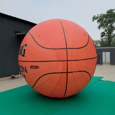 Publicité de basket-ball avec souffleur gonflable flottant PVC étanche à l'air gonflable 2m Ballon publicitaire