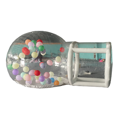 Vente chaude en plein air Camping Fête de mariage PVC transparent maison à bulles gonflables pour enfants