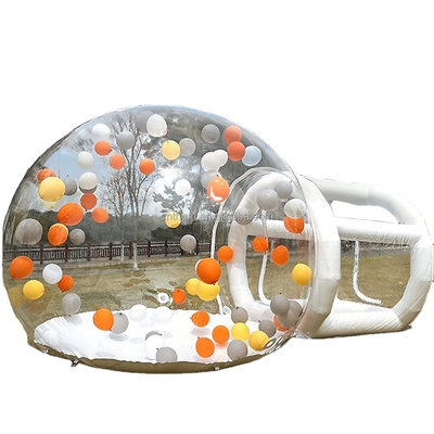 Maison amusante claire gonflable cristal igloo dôme tente à bulles transparente enfants ballons gonflables maison pour la fête