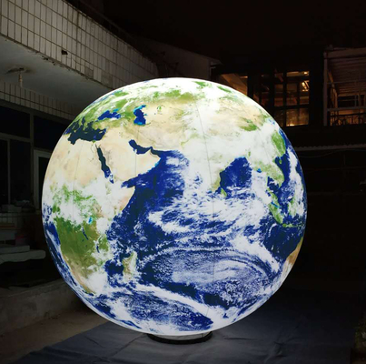 Grand ballon lunaire gonflable pour la décoration géant publicité modèle lunaire gonflable avec lumière LED