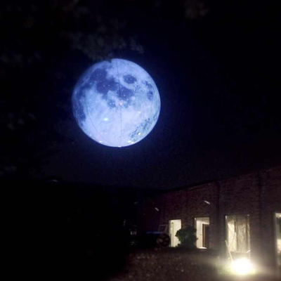 Grand ballon lunaire gonflable pour la décoration géant publicité modèle lunaire gonflable avec lumière LED