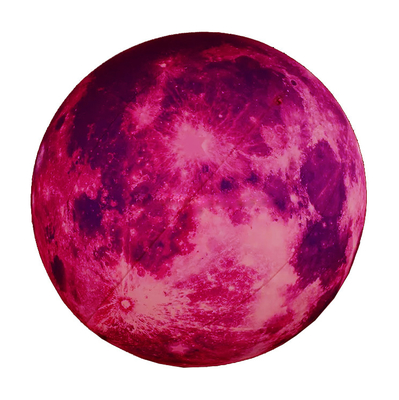 Vente à chaud ce souffleur approuvé matériau ignifuge géant gonflable de lune led