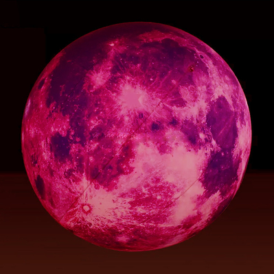 Vente à chaud ce souffleur approuvé matériau ignifuge géant gonflable de lune led