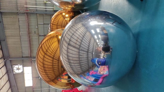 Vente à chaud Taille personnalisée Couleurs métalliques Ballon miroir décoratif Gros ballon gonflable géant brillant