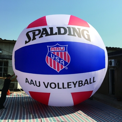 Ballon d'hélium gonflable géant en PVC en PVC blanc avec logo et ballon à LED
