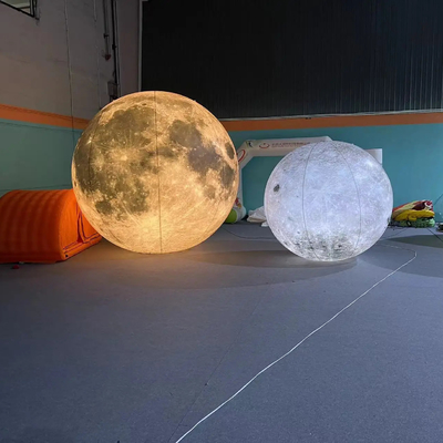 Éclairage extérieur à LED Décoration publicitaire géante Modèle gonflable Grand ballon lunaire gonflable