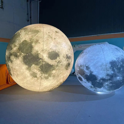 Éclairage extérieur à LED Décoration publicitaire géante Modèle gonflable Grand ballon lunaire gonflable