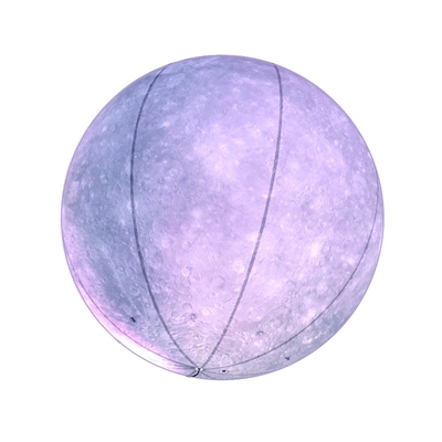 Logo et taille personnalisés Grand modèle gonflable publicitaire Led Light Ballon lunaire gonflable pour la décoration, le mariage, l'événement.