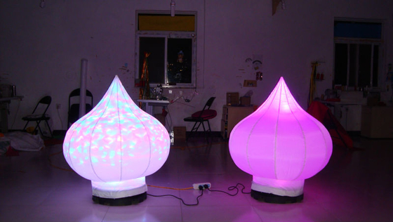 Vente à chaud Changement de couleur LED ballon d'hélium géant, ballon gonflable d'éclairage pour la publicité